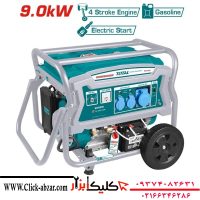 موتور برق بنزینی توتال TP190006EP ظرفیت ۹ کیلووات تک فاز