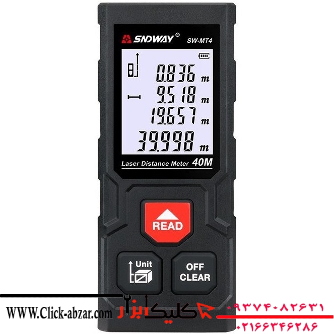 متر لیزری سندوی مدل SNDWAY SW-MT4 متر لیزری سندوی مدل SNDWAY SW-MT4